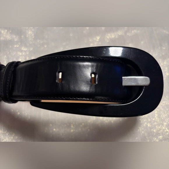Giorgio Armani Black Leather Belt main image 10